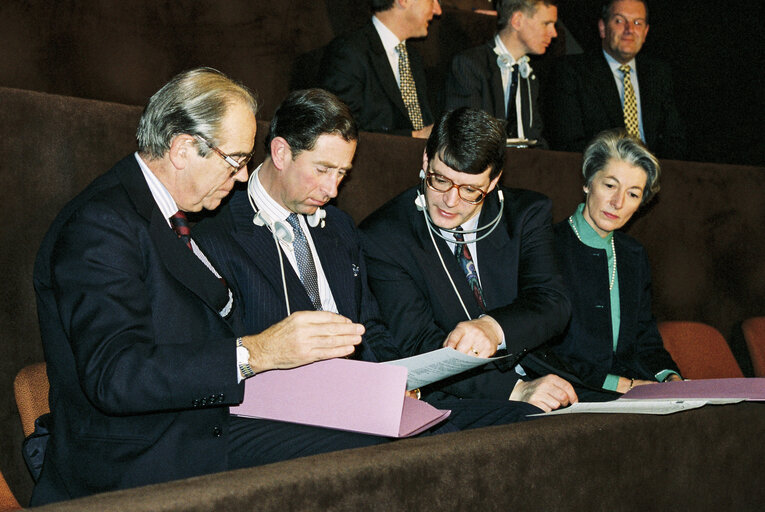 Valokuva 7: Official visit of Prince Charles to European Parliament In Strasbourg