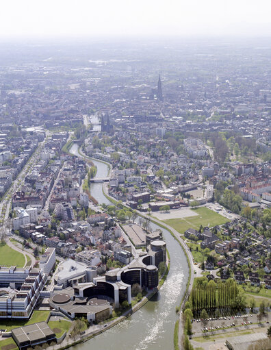 Φωτογραφία 3: Aerial view of the European institutions in Strasbourg