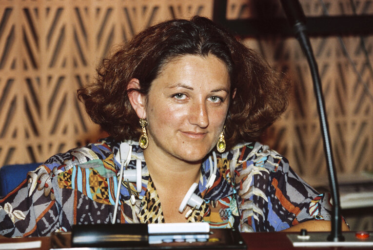 Valokuva 12: MEP Marie Anne ISLER BEGUIN during the plenary session at the EP in Strasbourg