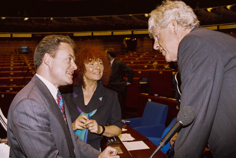 Valokuva 24: President of the European Central Bank addresses during the plenary session at the EP in Strasbourg