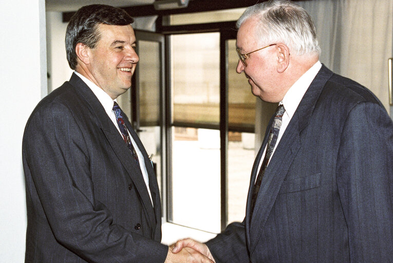 Egon KLEPSCH - EP President meets with the President of the National Assembly of Quebec and a delegation