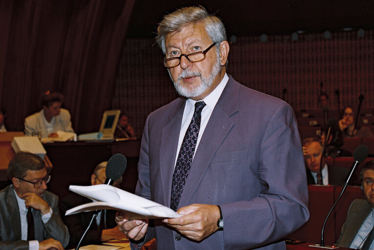 Plenary session in Brussels in September 1993.