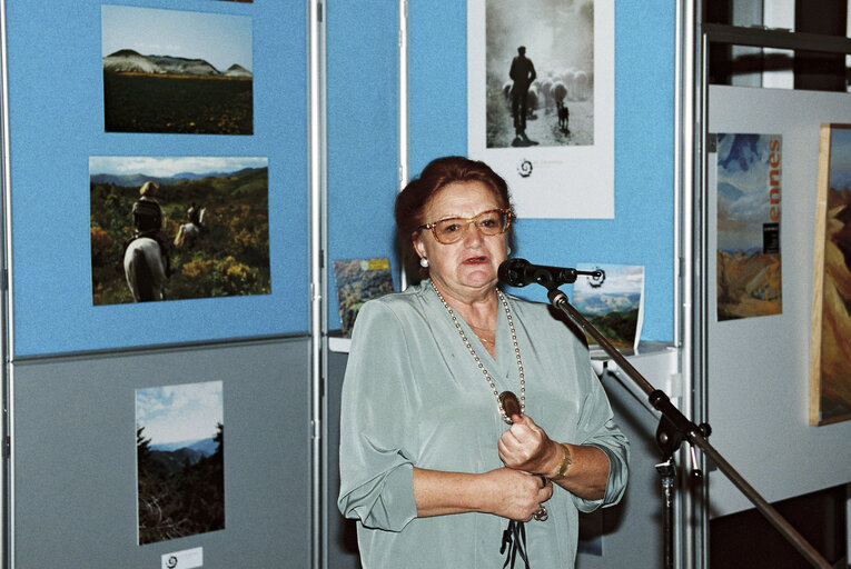 Foto 10: Exhibition on the Cevennes region at the European Parliament in Strasbourg