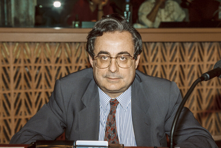 Photo 34: MEP Bernard ANTONY during the plenary session at the EP in Strasbourg