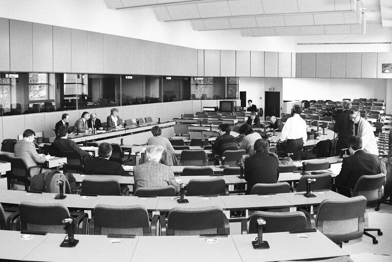 Meeting at the European Parliament in Brussels