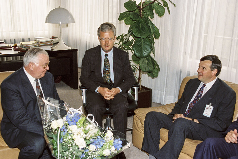 Egon KLEPSCH - EP President meets with the President of the National Assembly of Quebec and a delegation