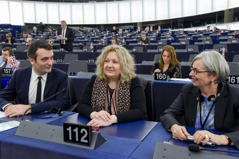 Photo 6: Mireille d'ORNANO, Florian PHILIPPOT, Sophie MONTEL