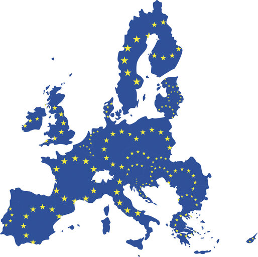 28 EU Member states map