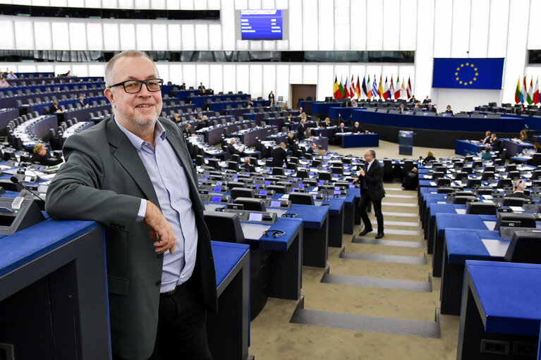 Fotografie 1: Michael DETJEN in the European Parliament in Strasbourg