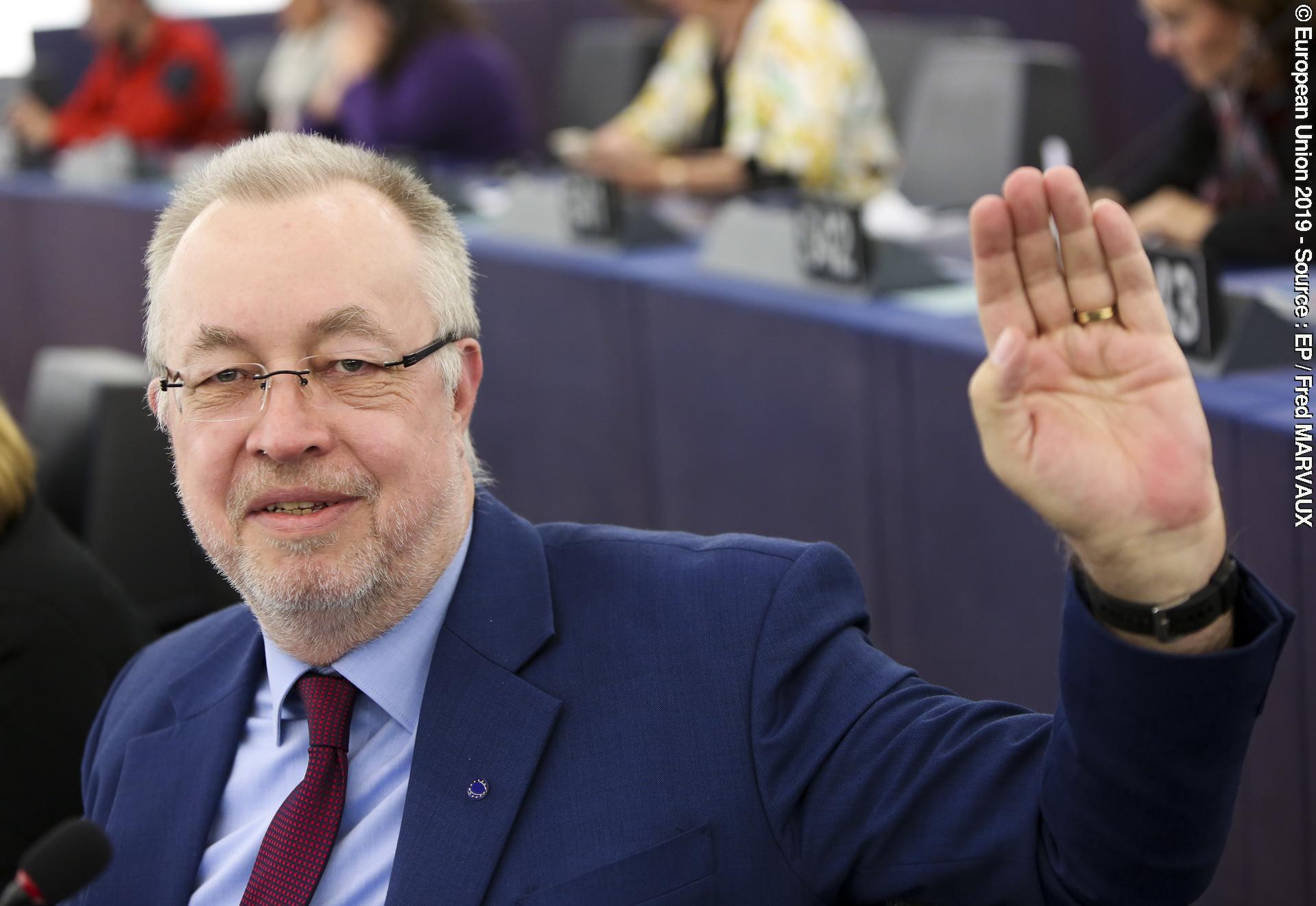 Michael DETJEN in the EP in Strasbourg