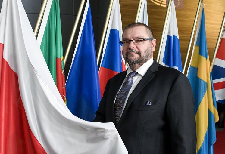 Fotografija 8: Robert Jaroslaw IWASKIEWICZ in the European Parliament in Strasbourg