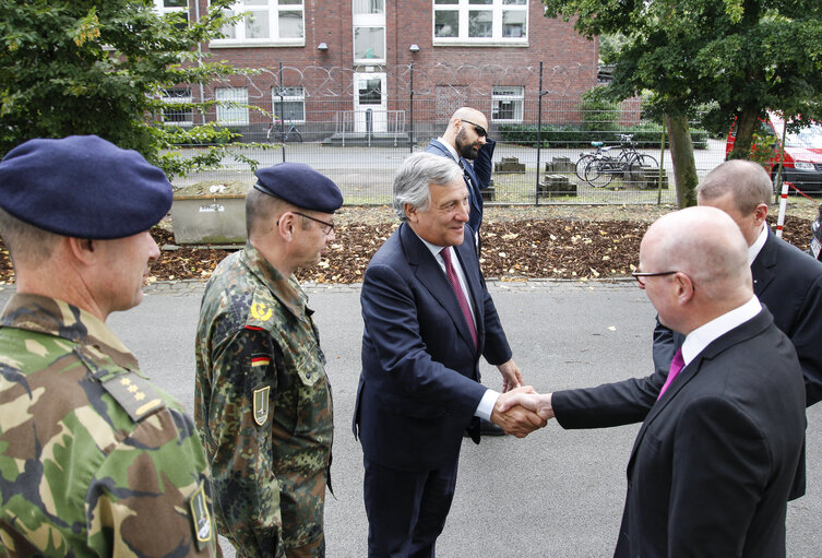 Fotografie 4: Visit of the President of the European Parliament to Munster. Visit to German / Netherlands Corps - NATO's High Readiness Forces