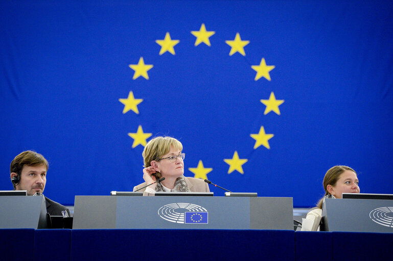 Foto 5: Plenary session week 40 2017 in Strasbourg - Preparation of the European Council meeting of 19 and 20 October 2017 - Council and Commission statements