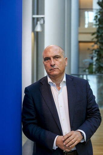 Andrea COZZOLINO in the European Parliament in Strasbourg