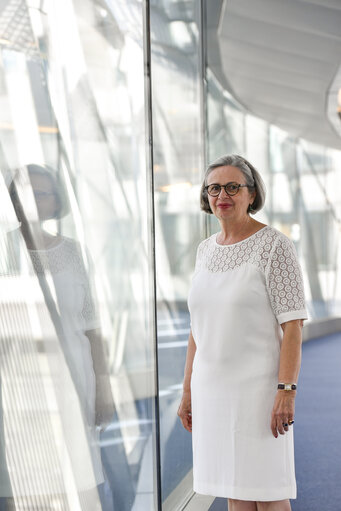 Mireille D'ORNANO in the European Parliamnet in Brussels