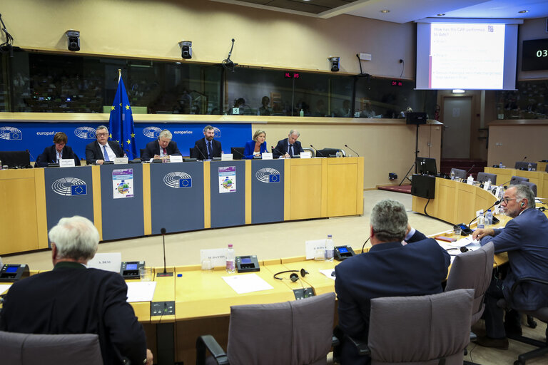 Fotografija 10: AGRI committee meeting - Hearing on ' A comparative analysis of global agricultural policies. Lessons for Europe ? '