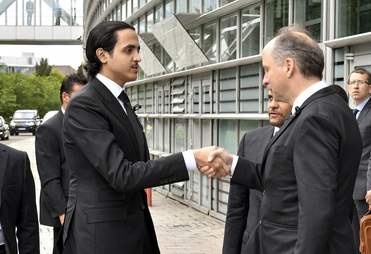 Fotagrafa 49: European Ceremony of Honour for Dr. Helmut KOHL, Former Chancellor of the Federal Republic of Germany and Honorary Citizen of Europe (1930 - 2017) at the European Parliament in Strasbourg- Arrival