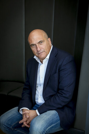 Andrea COZZOLINO in the European Parliament in Strasbourg