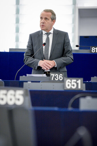 Photo 3 : Plenary session week 40 2017 in Strasbourg - Preparation of the European Council meeting of 19 and 20 October 2017 - Council and Commission statements