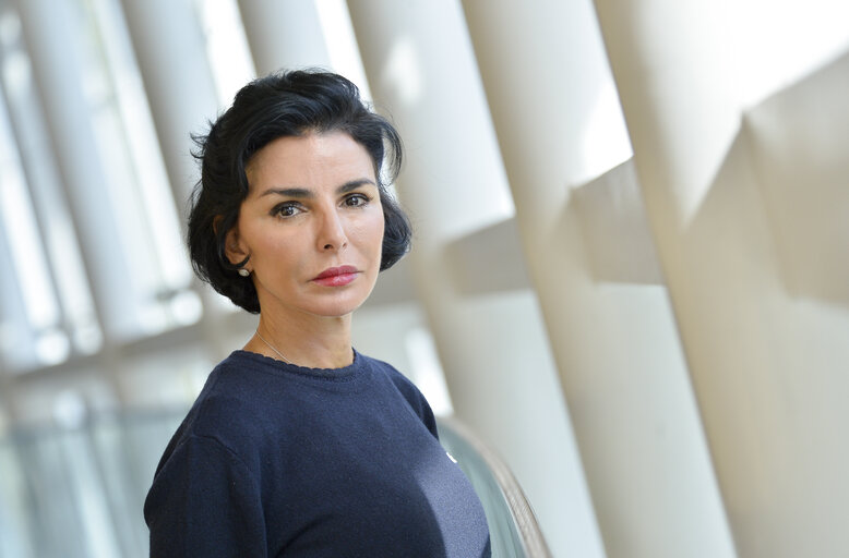 Foto 5: Rachida DATI in the European Parliament in Strasbourg