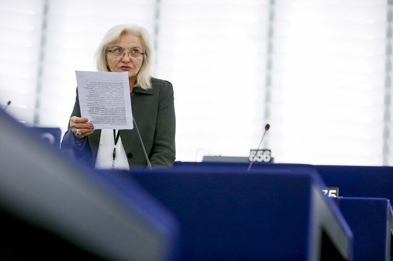 Foto 14: Plenary session week 27 2017 in Strasbourg - VOTES followed by explanations of votes