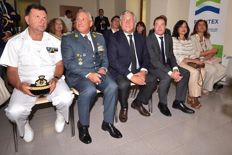 Foto 6: Official visit of the President of the European Parliament to Italy. Antonio TAJANI - EP President visiting Catania and Pozzallo.