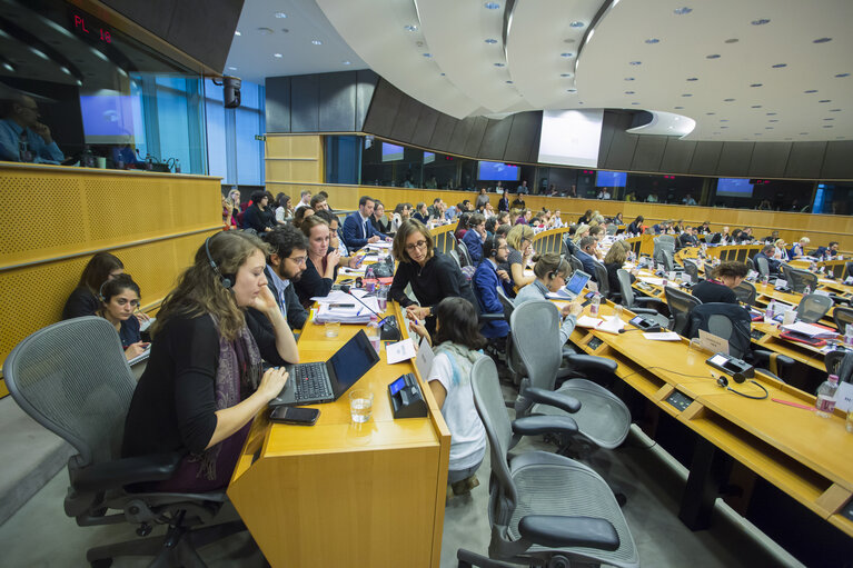 Fotografie 13: CULT-EMPL Joint public hearing - ' European Solidarity Corps '