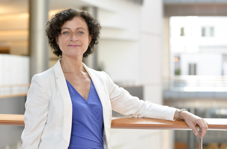 Foto 18: Christelle LECHEVALIER in the European Parliament in Brussels