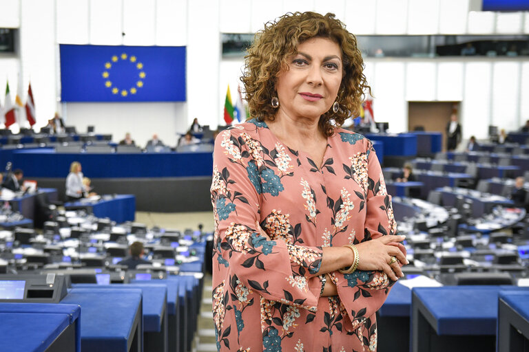 Fotografija 27: Michela GIUFFRIDA in the European Parliament in Strasbourg