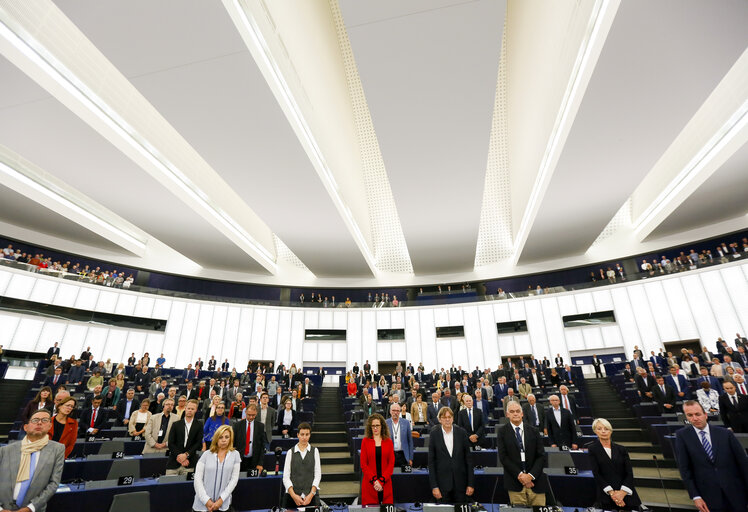 Antonio TAJANI - EP President in plenary session Week 40 2017 in Strasbourg