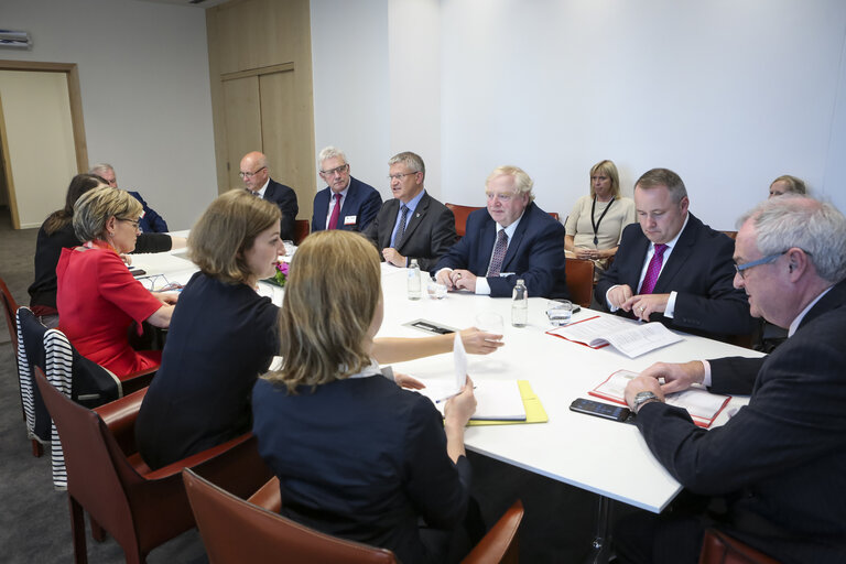 Fotogrāfija 1: Meeting with the British - Irish Parliamentary Assembly