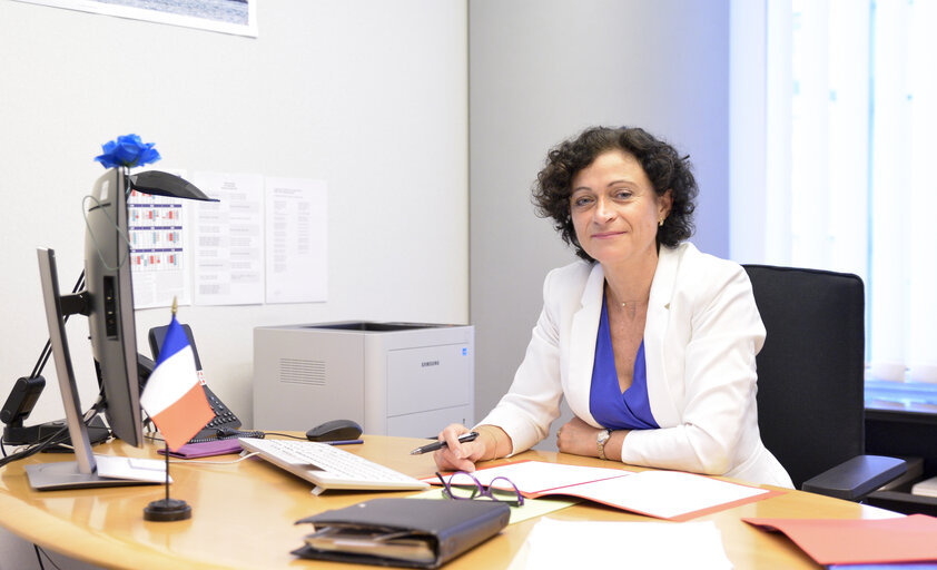 Billede 13: Christelle LECHEVALIER in the European Parliament in Brussels