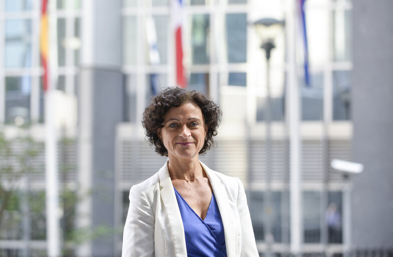 Billede 1: Christelle LECHEVALIER in the European Parliament in Brussels