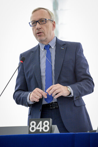 Photo 7 : Plenary session week 40 2017 in Strasbourg - Preparation of the European Council meeting of 19 and 20 October 2017 - Council and Commission statements