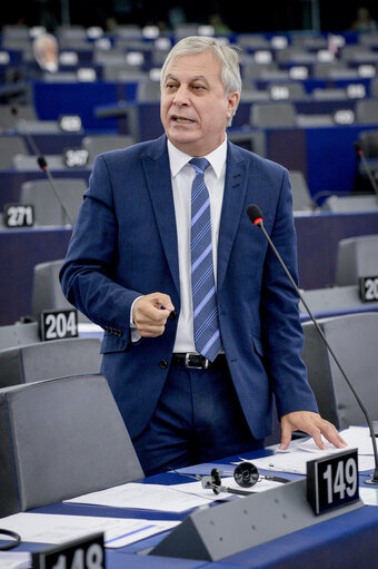 Photo 30 : Plenary session week 40 2017 in Strasbourg - Preparation of the European Council meeting of 19 and 20 October 2017 - Council and Commission statements