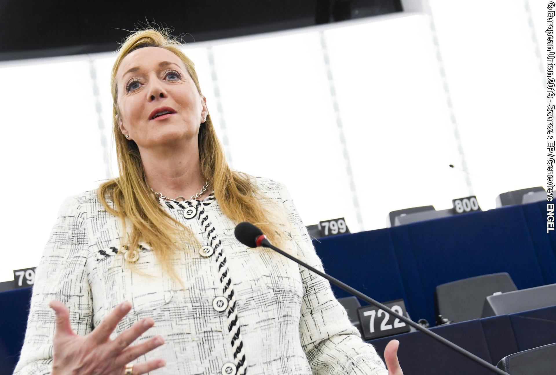 Valokuva 1: Marlene MIZZI in the EP in Strasbourg