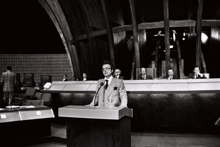 Plenary session in Strasbourg in  June 1978.