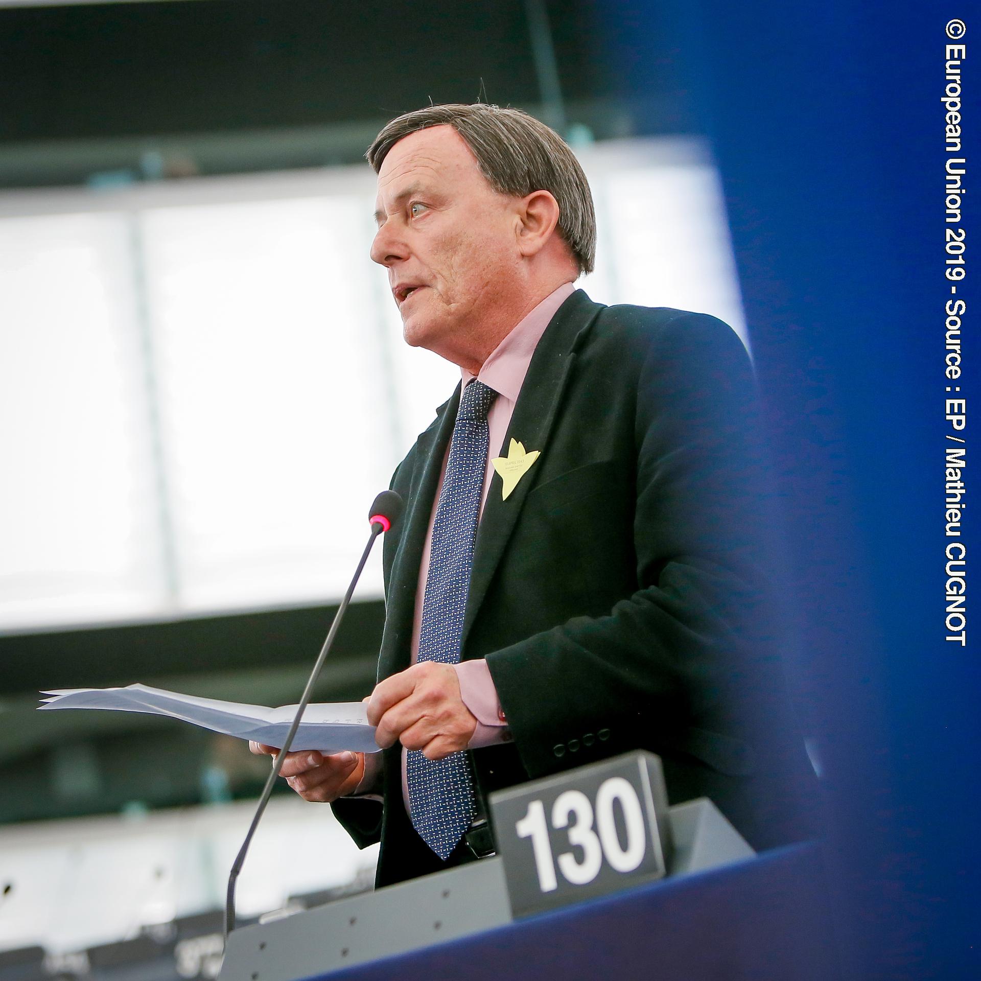 Alfred SANT in the EP in Strasbourg