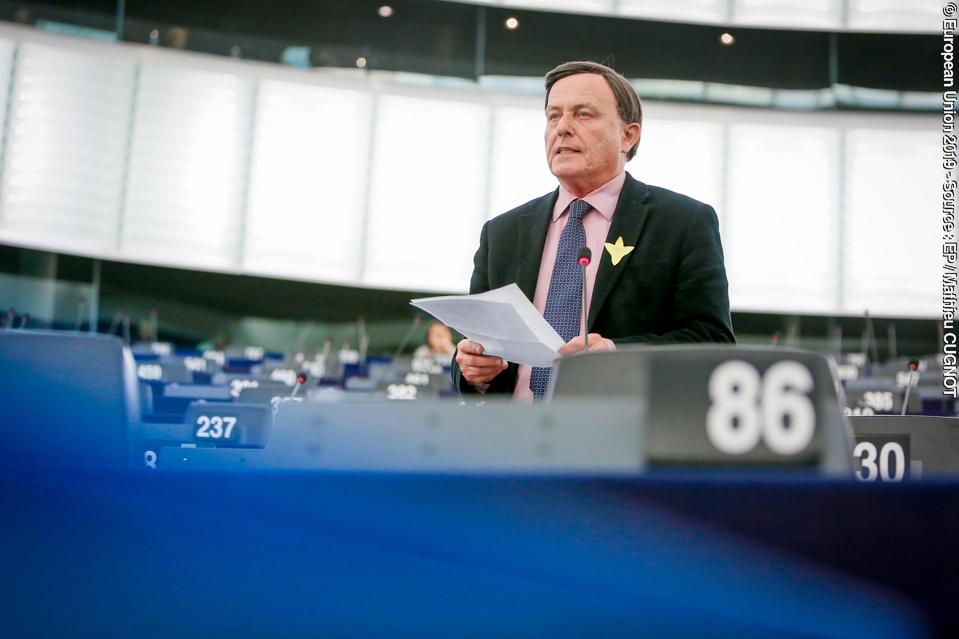 Alfred SANT in the EP in Strasbourg