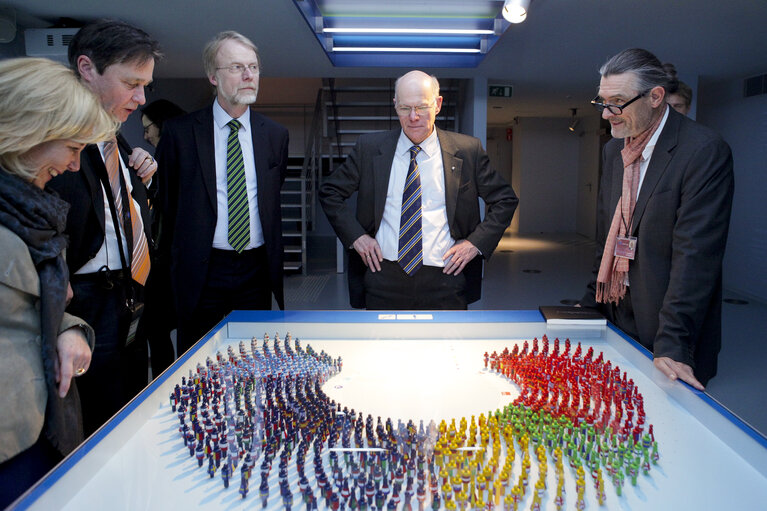 Fotografija 13: Bundestag President Norbert LAMMERT visits the Parlamentarium