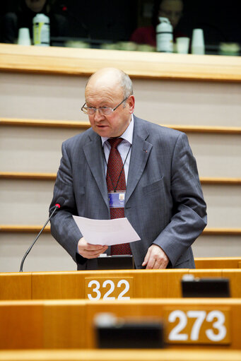 Foto 5: Plenary Session in Brussels - Week 5 - 2012