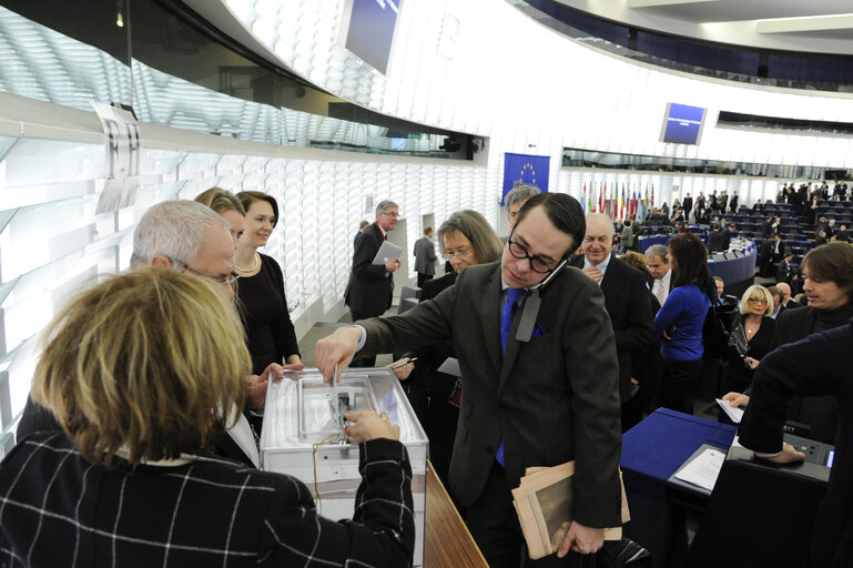 Foto 14: Elections of the Vice Presidents of European Parliament - 3rd Ballot