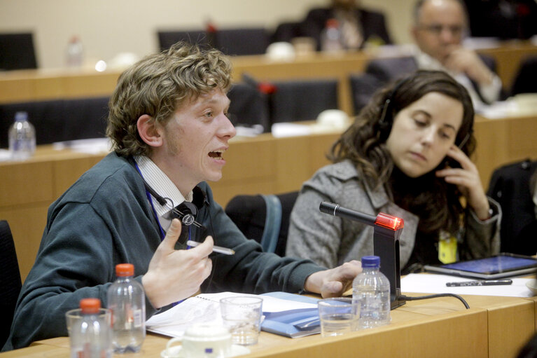 Photo 5: Workshop for journalists : A sustainable European Mortgage Market. Exchange of views with Members of Parliament from the Internal Market and Consumer Protection Committee