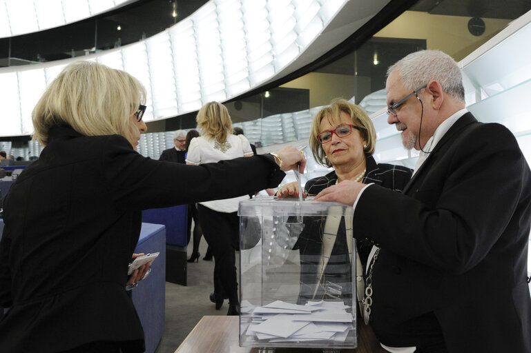 Foto 12: Elections of the Vice Presidents of European Parliament - 3rd Ballot