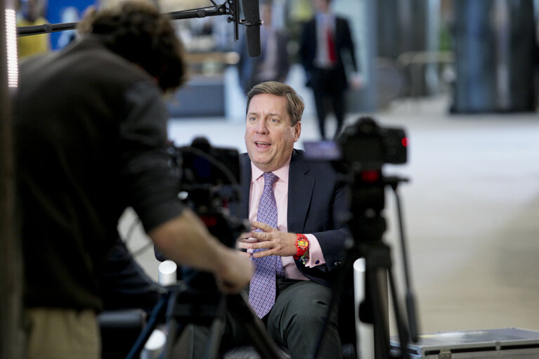 Fotografie 5: Interview of Committee chairman Gabriel MATO ADROVER