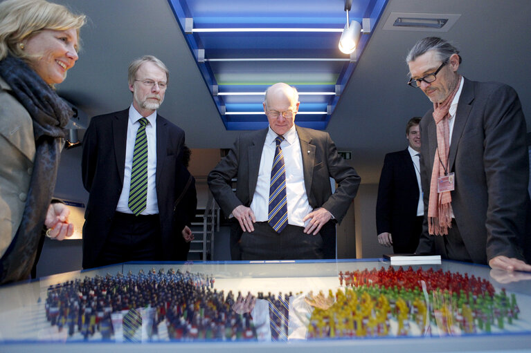 Fotografia 14: Bundestag President Norbert LAMMERT visits the Parlamentarium