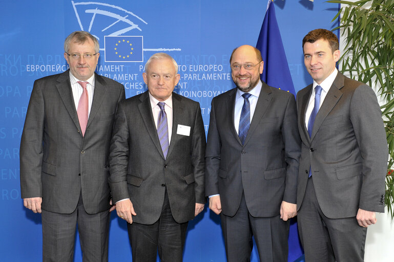 Fotografia 1: EP President meets with the leader of the of the Democratic Left Alliance