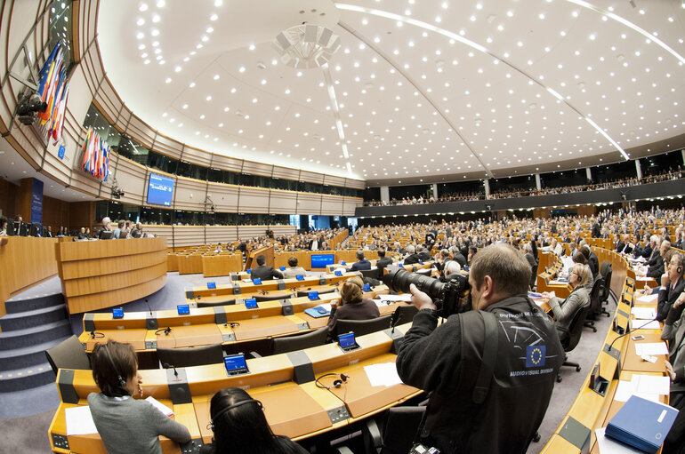 Fotogrāfija 18: Plenary Session in Brussels - Week 5 - 2012