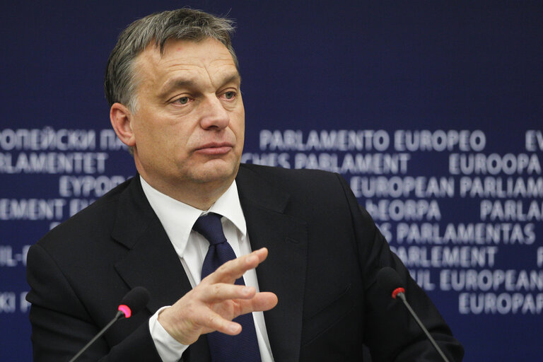 Press conference with Viktor ORBAN