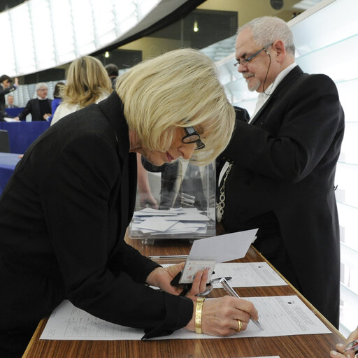 Foto 13: Elections of the Vice Presidents of European Parliament - 3rd Ballot